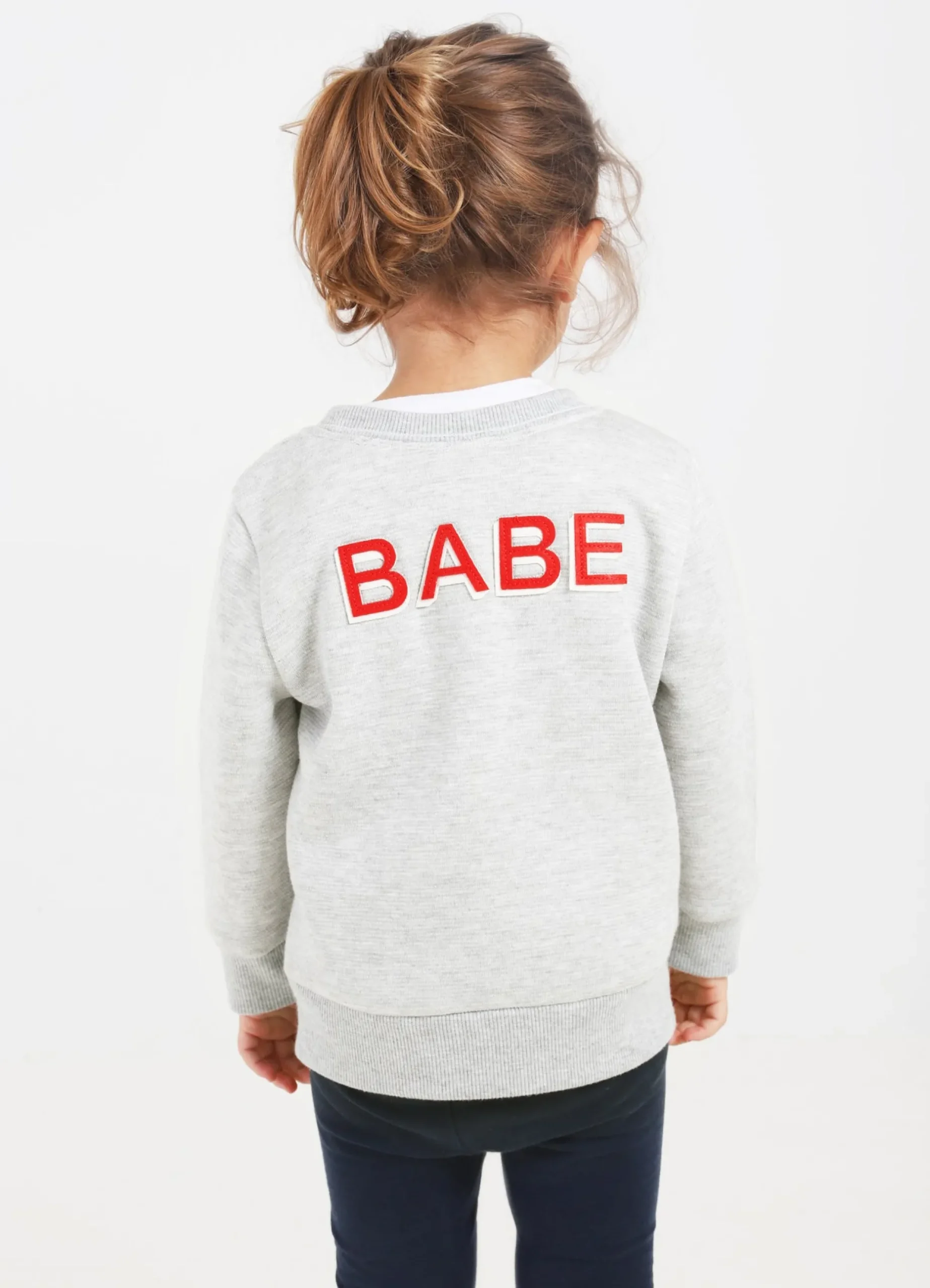 Babe Soft Knit Sweatshirt Baby + Toddler Gray