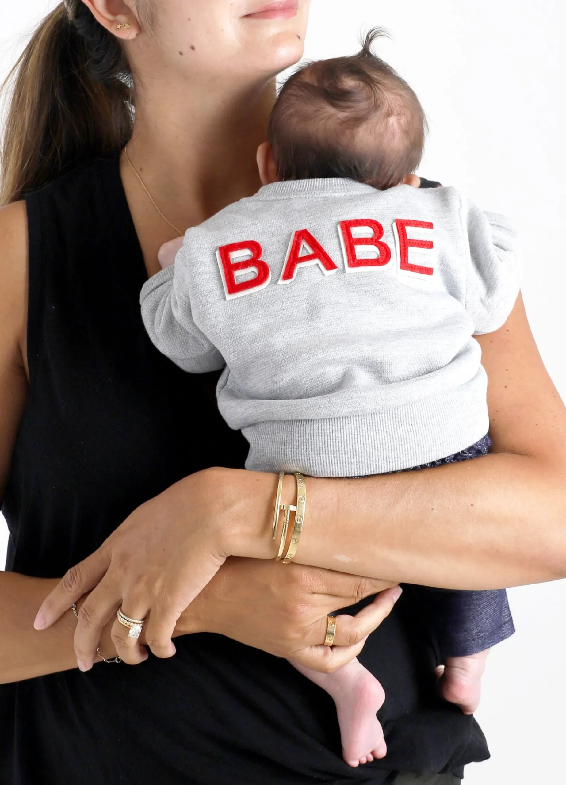 Babe Soft Knit Sweatshirt Baby + Toddler Gray