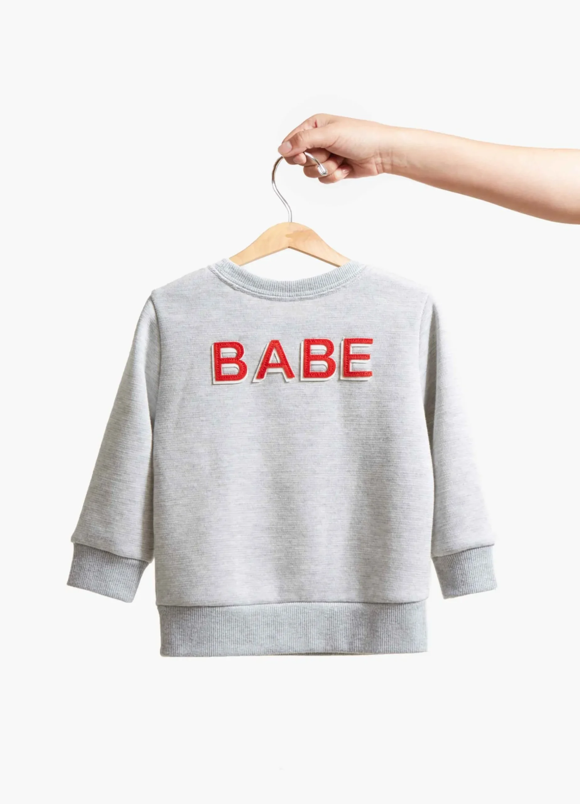Babe Soft Knit Sweatshirt Baby + Toddler Gray