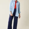 Classic Button Down Maternity & Nursing Top