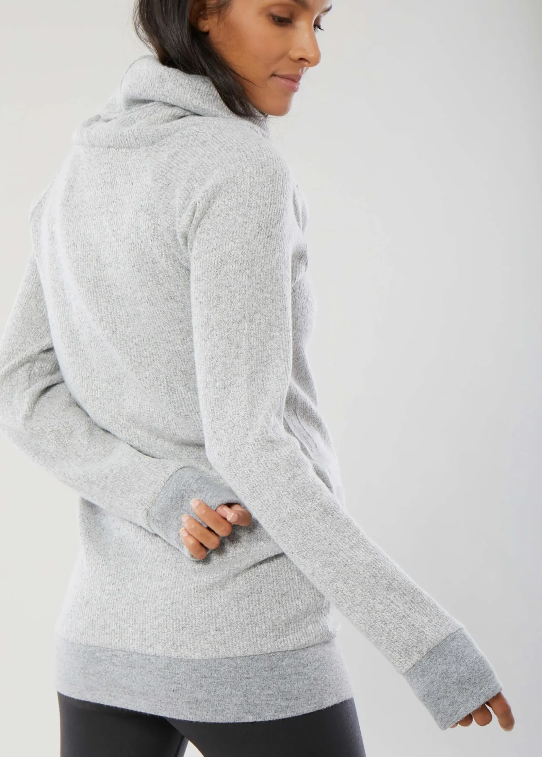 Cowl Neck Maternity Tunic Sweater