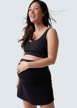 Maternity Athletic Skort With Built In Shorts