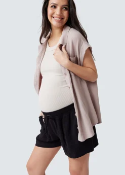 Maternity Patch Pocket Shorts