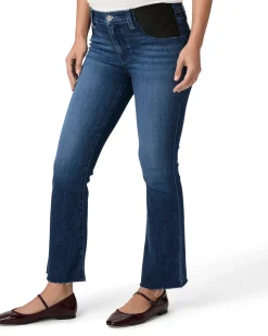 Paige Claudine Ankle Flare Maternity Jeans