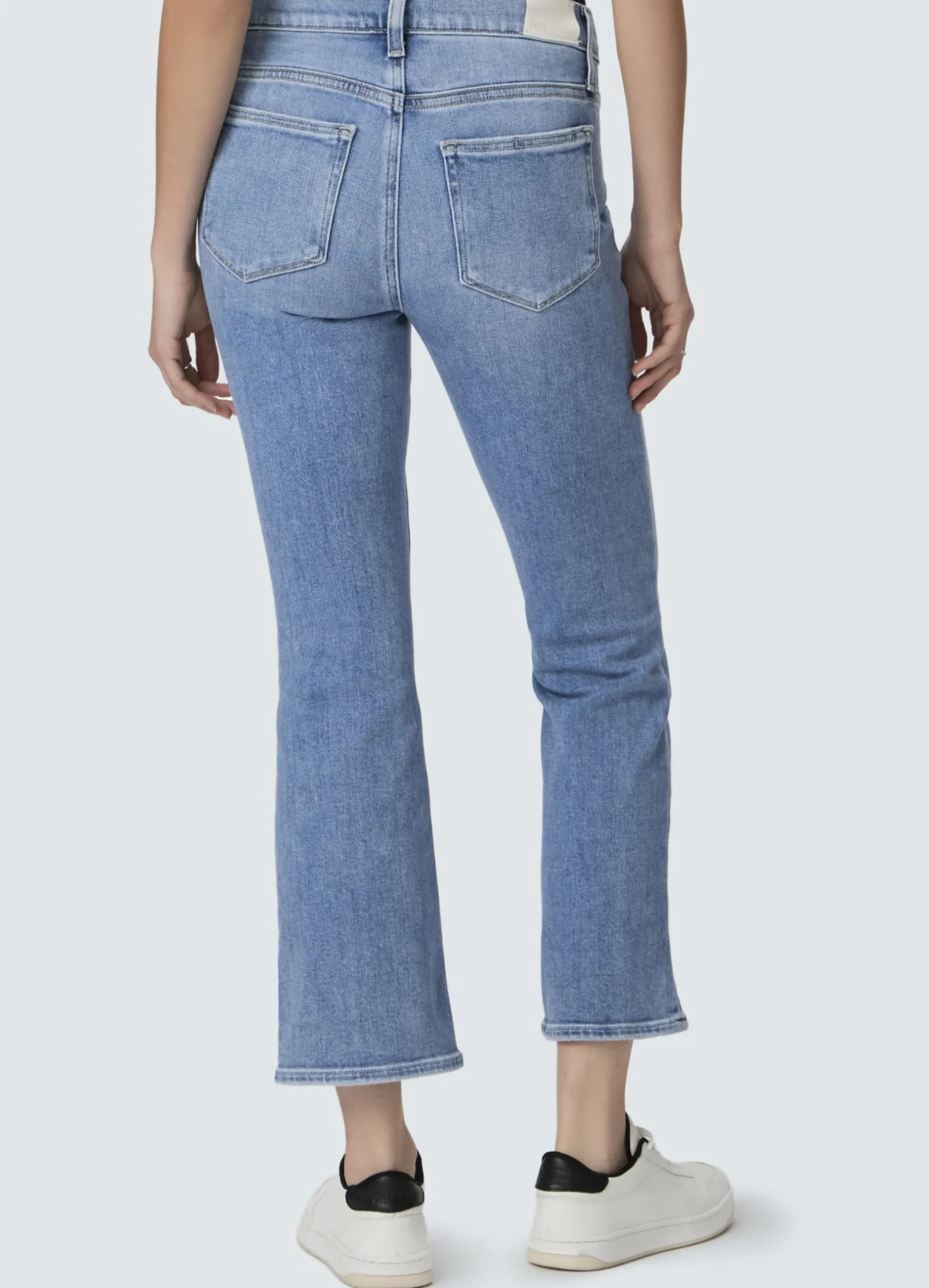 Paige Claudine Ankle Flare Maternity Jeans