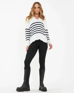 Ripe Maternity Hanna Nursing + Maternity Knit Sweater Stripe