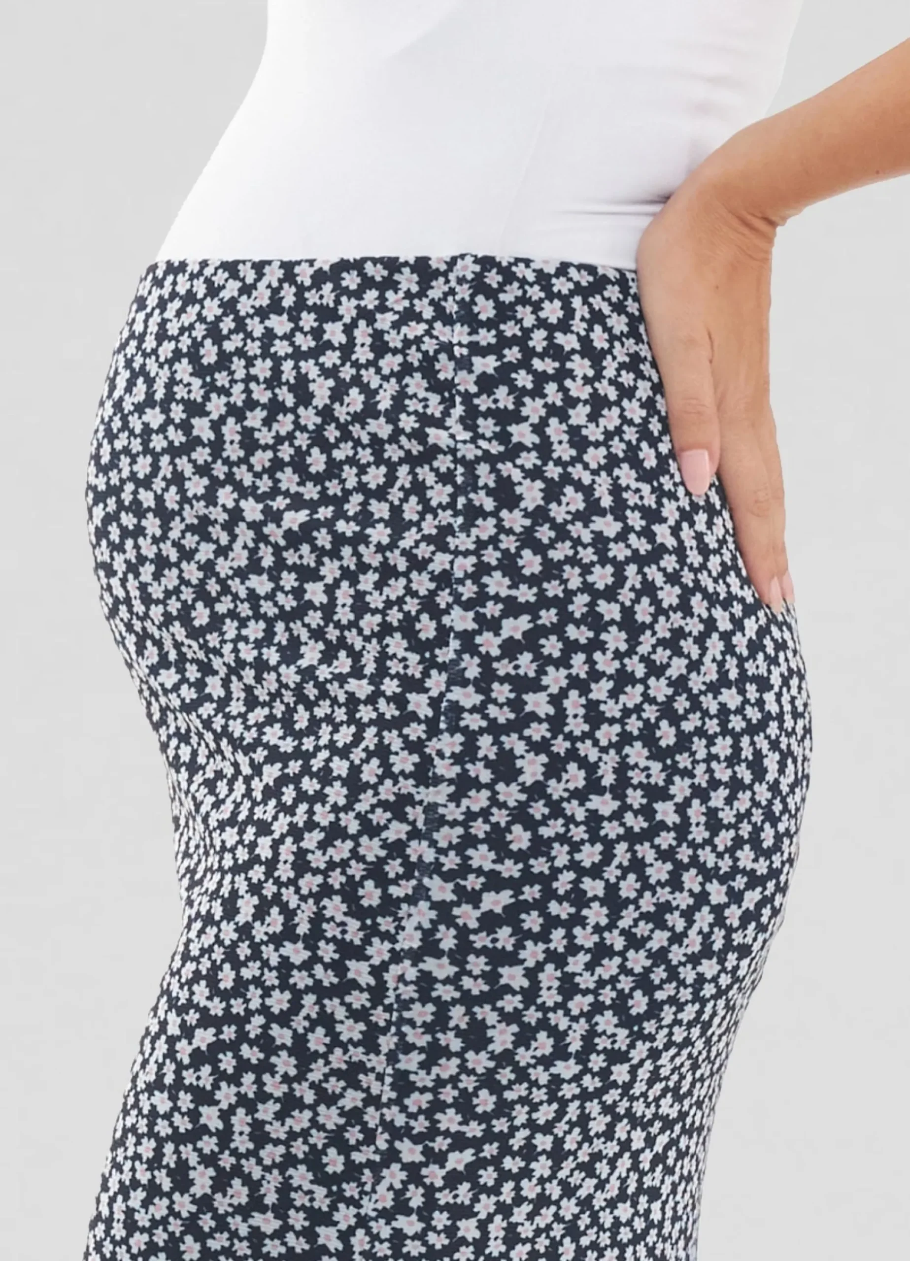 Ripe Maternity Kara Mesh Maternity Midi Skirt
