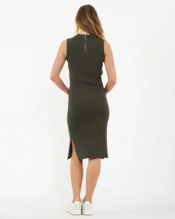 Ripe Maternity Layered Knit Nursing Dress