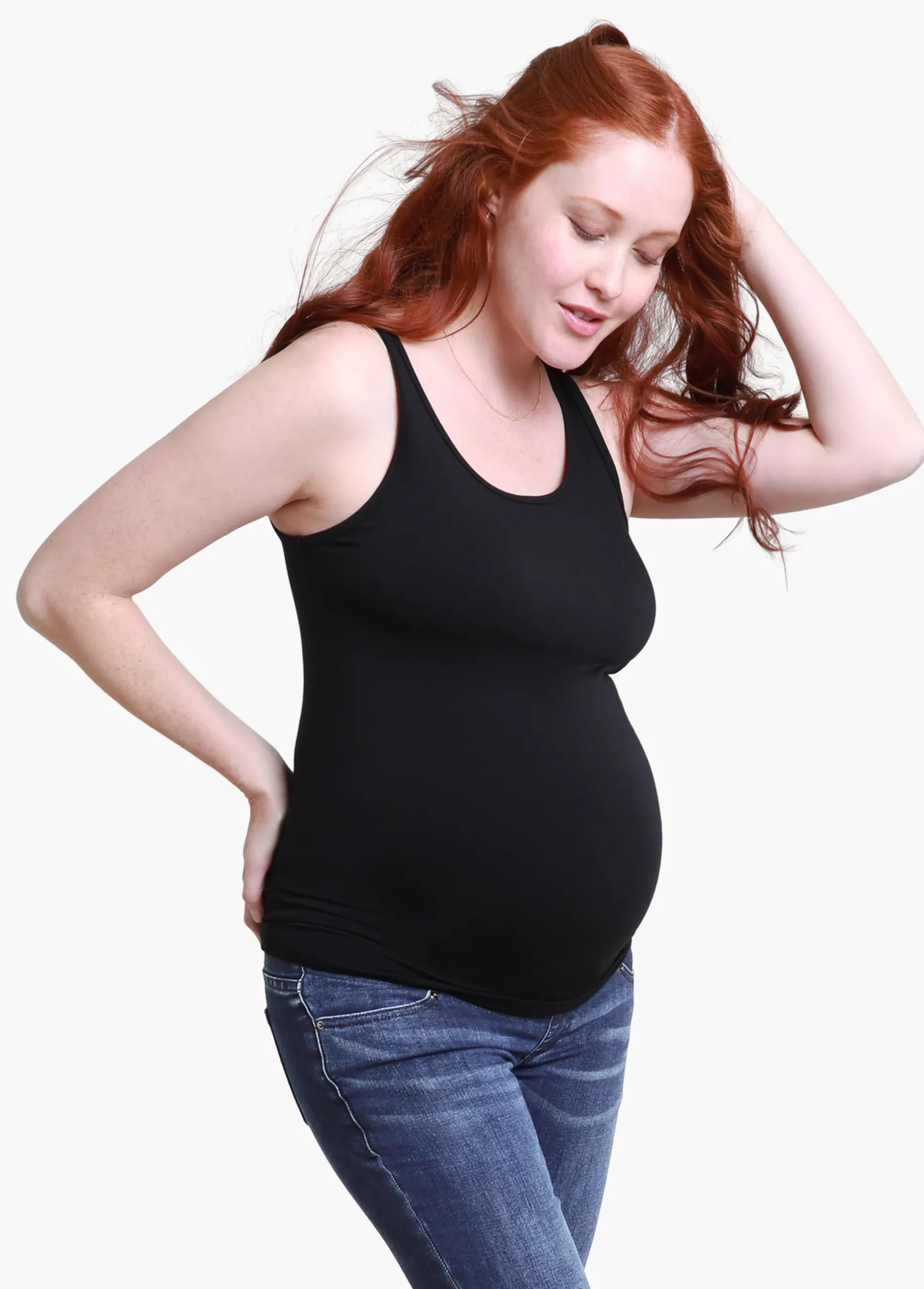 Scoop Neck Maternity Tank