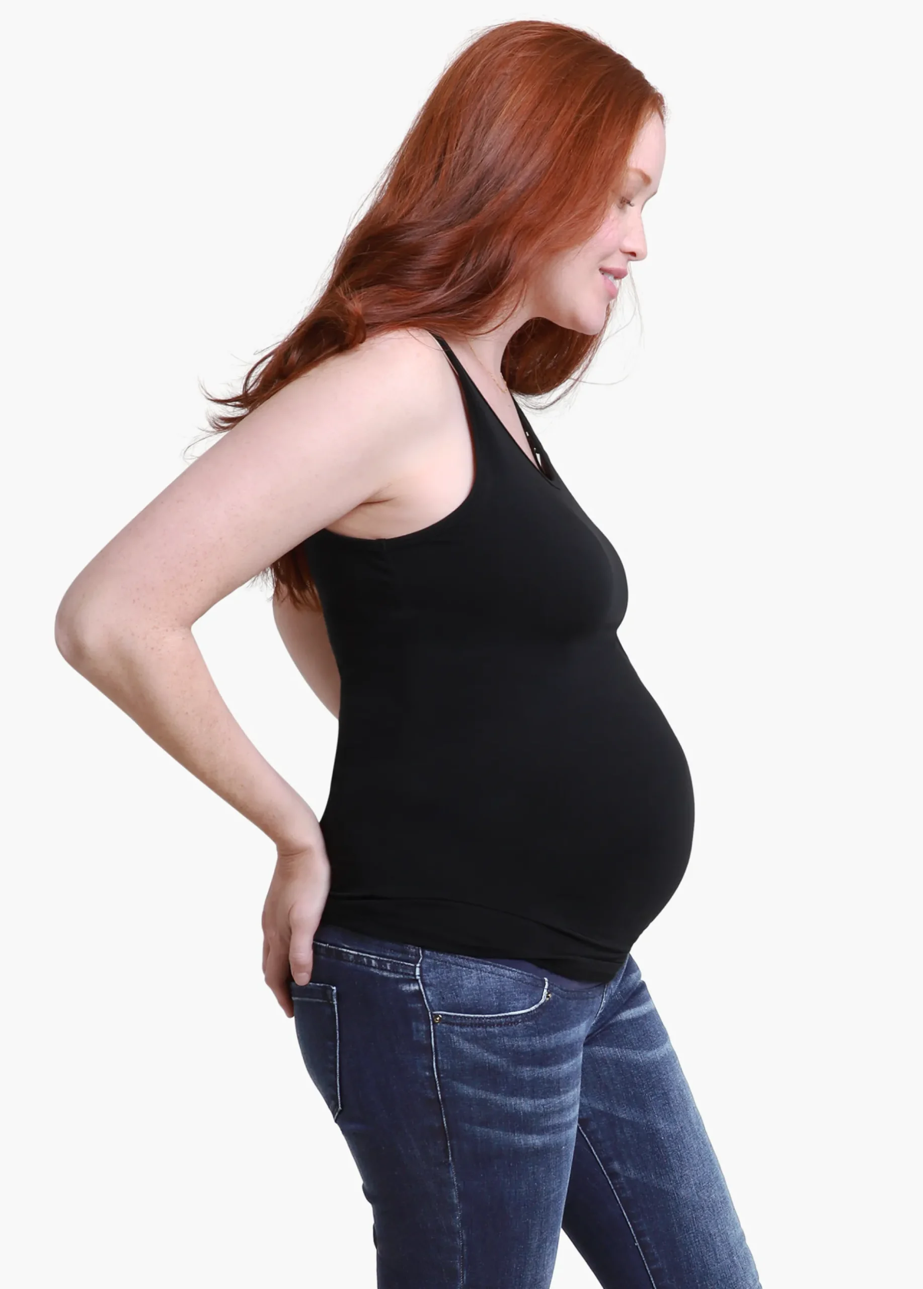 Scoop Neck Maternity Tank