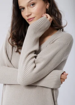 Side Zip Maternity + Nursing Sweater