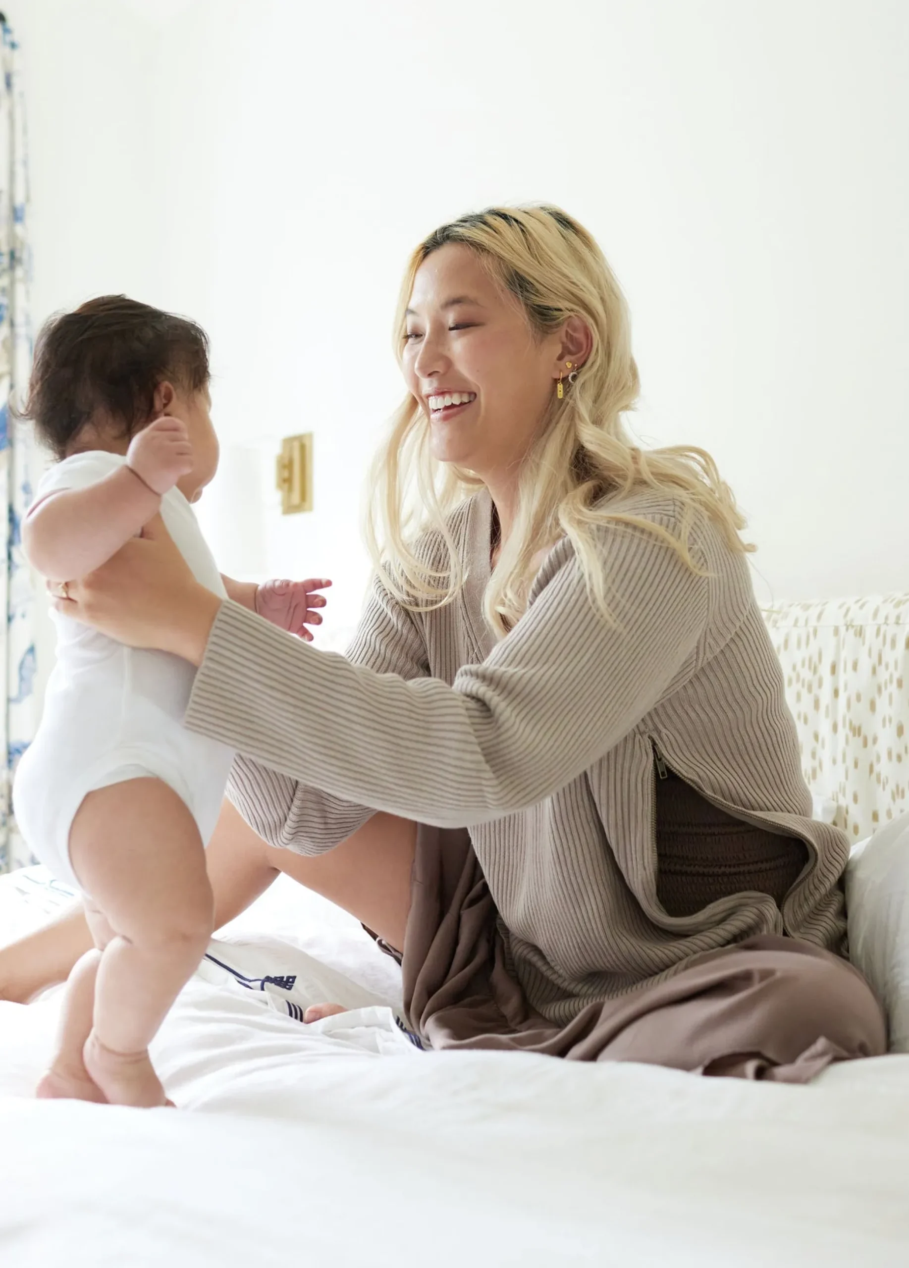Side Zip Maternity + Nursing Sweater