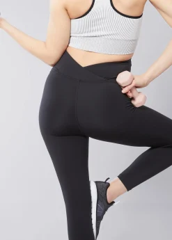 The All-Stage Performance Support ⅞ Maternity Black Legging