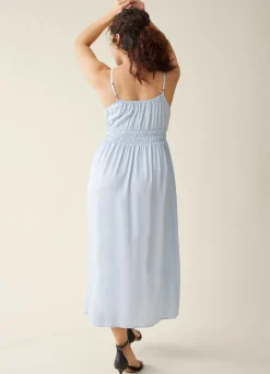 The Amalfi Maternity Midi Strappy Dress