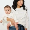 The Babe Toddler Sweatshirt Cream