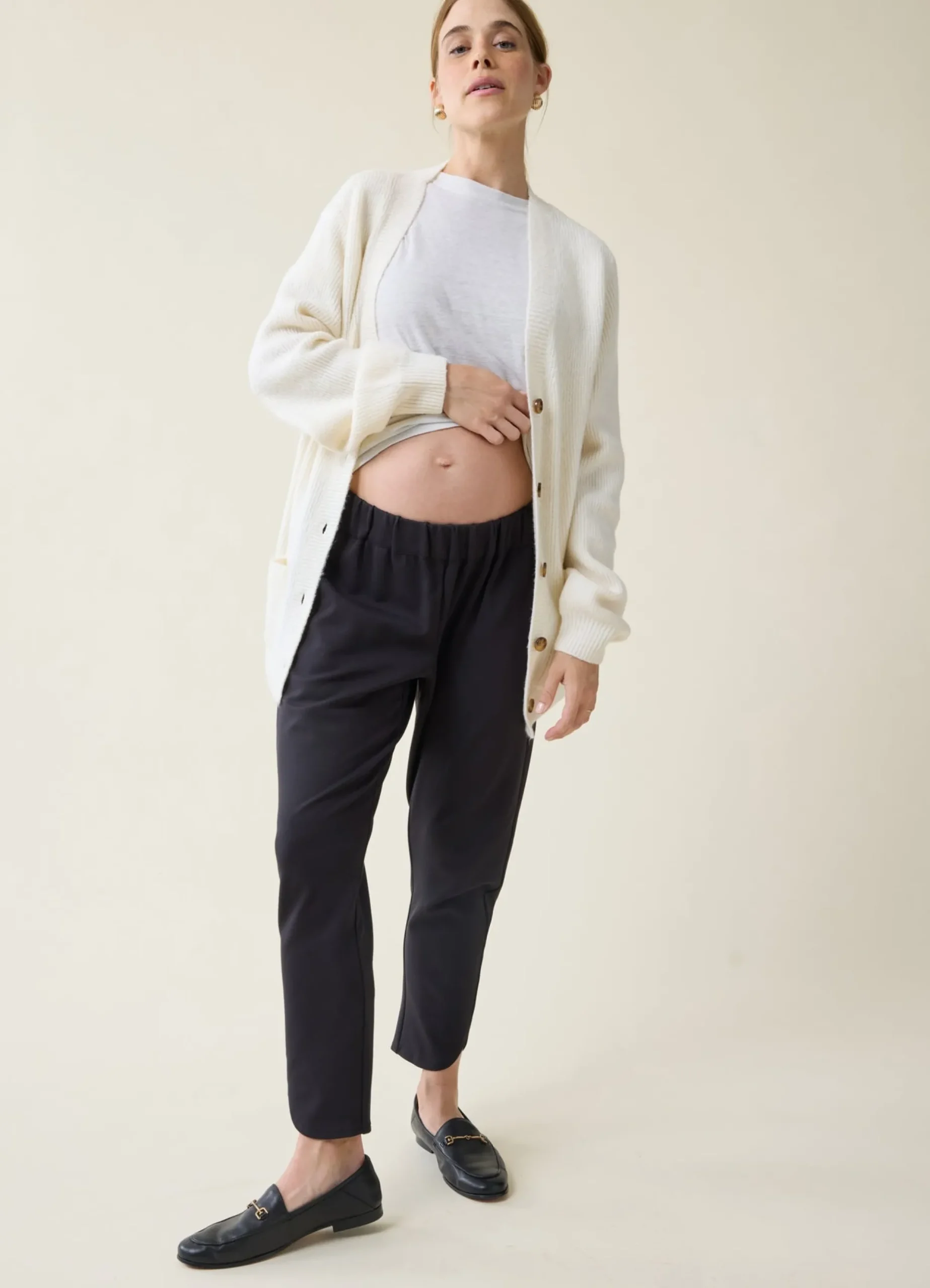 The EveryWear Maternity Black Ponte Pant