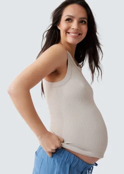 The Fresh Flex Rib Seamless Maternity Tank