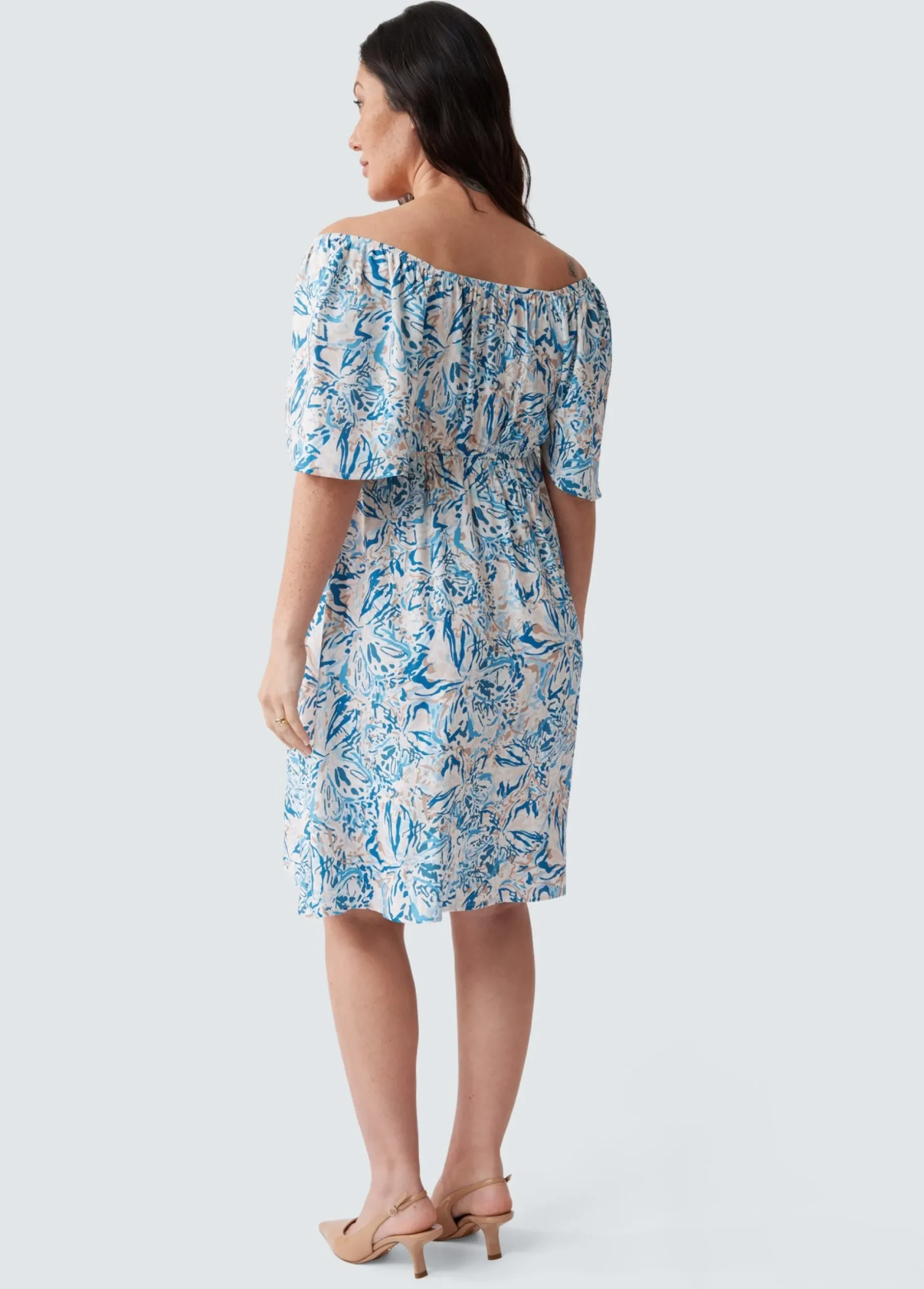 The Glow Maternity Shower Dress