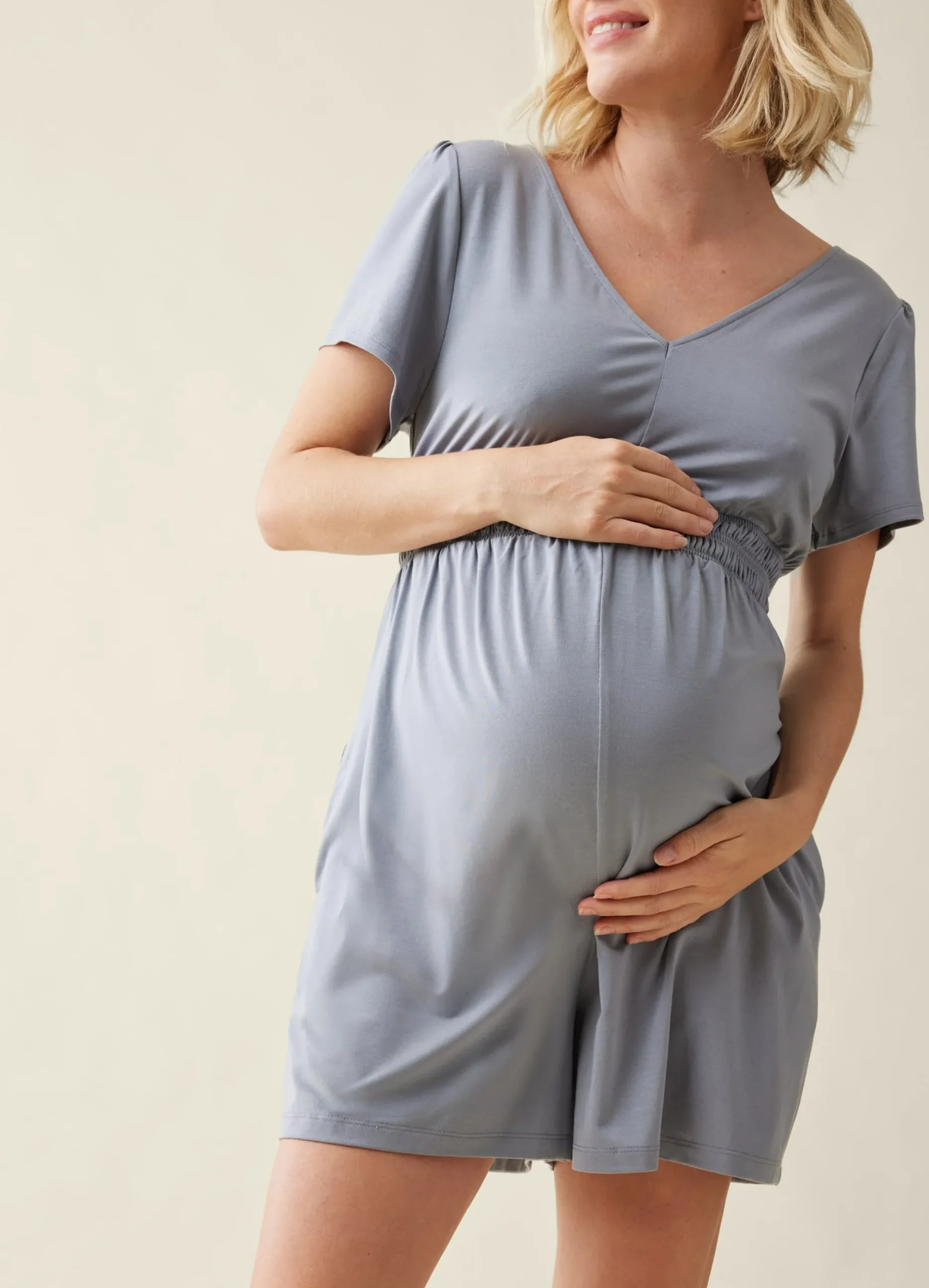 The Knit Maternity Romper Jumpsuit