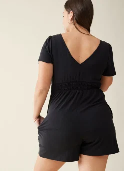 The Knit Maternity Romper Jumpsuit