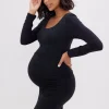 The Masterpiece Long Sleeve Maternity Dress