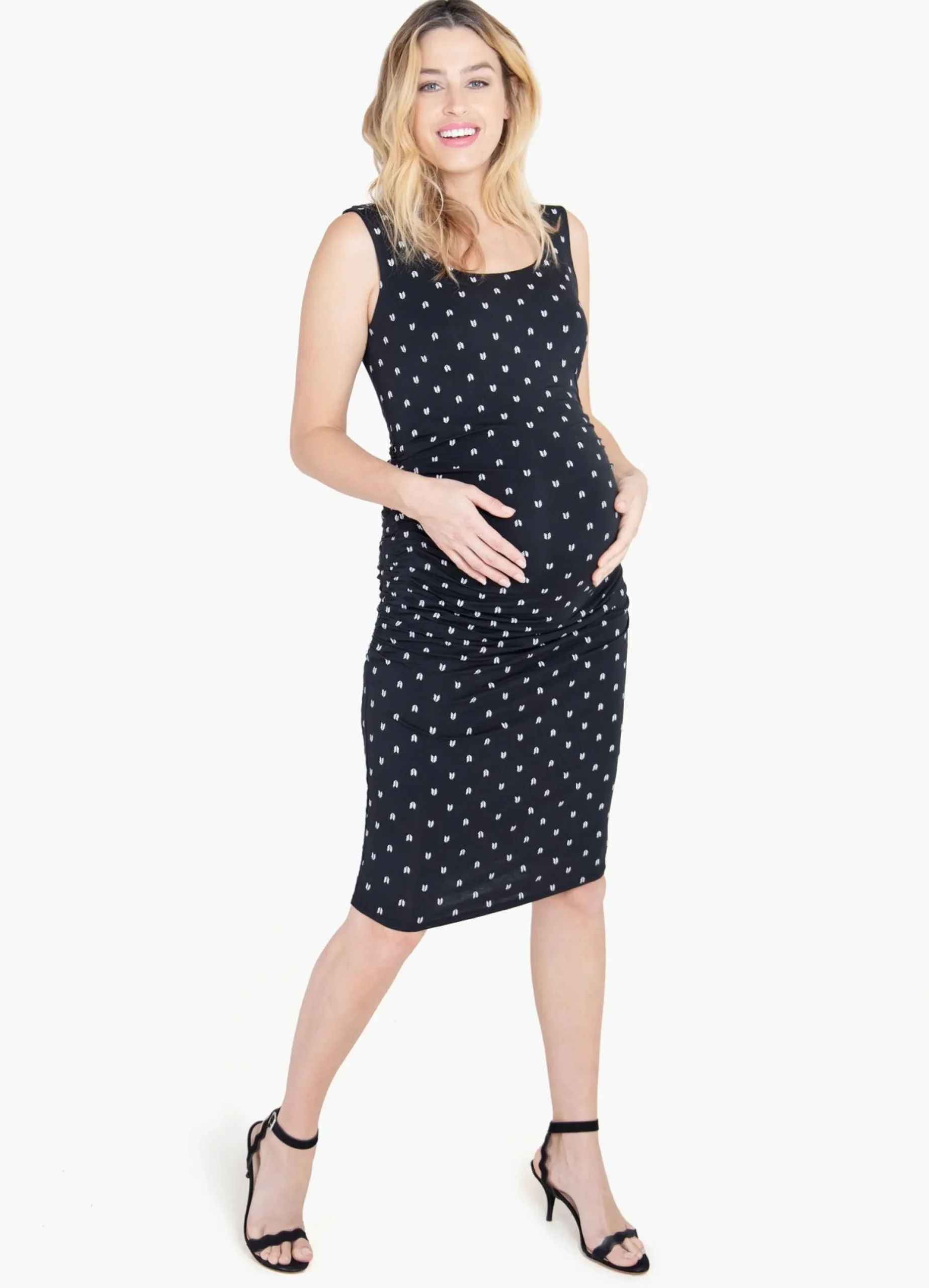 The Masterpiece Maternity Tank Midi Dress