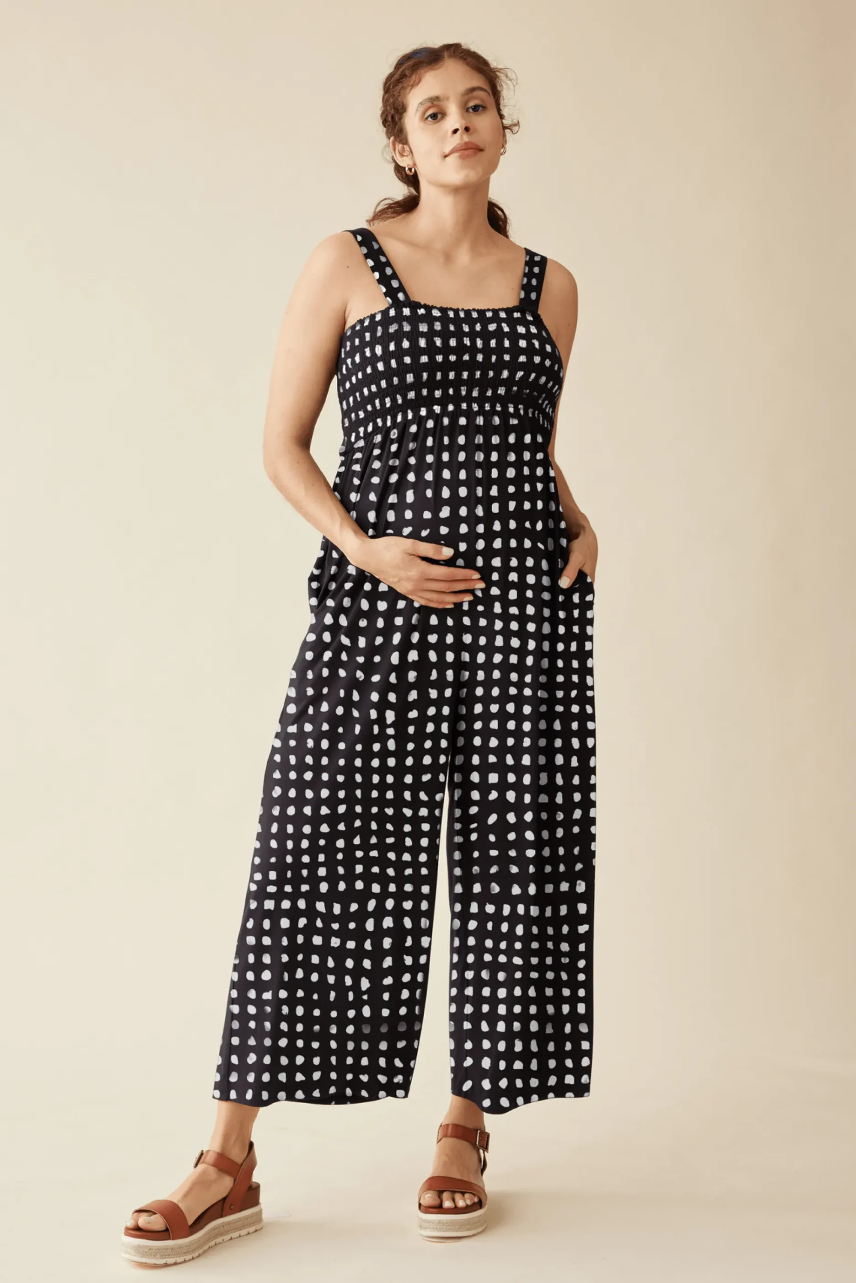 The One-And-Done Black Maternity Jumpsuit
