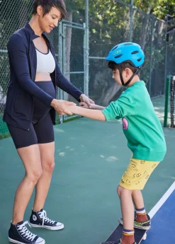 The Smooth Ride Maternity Black Bike Short