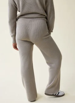 The Stay Cozy Maternity + Postpartum Sweater Pant Taupe