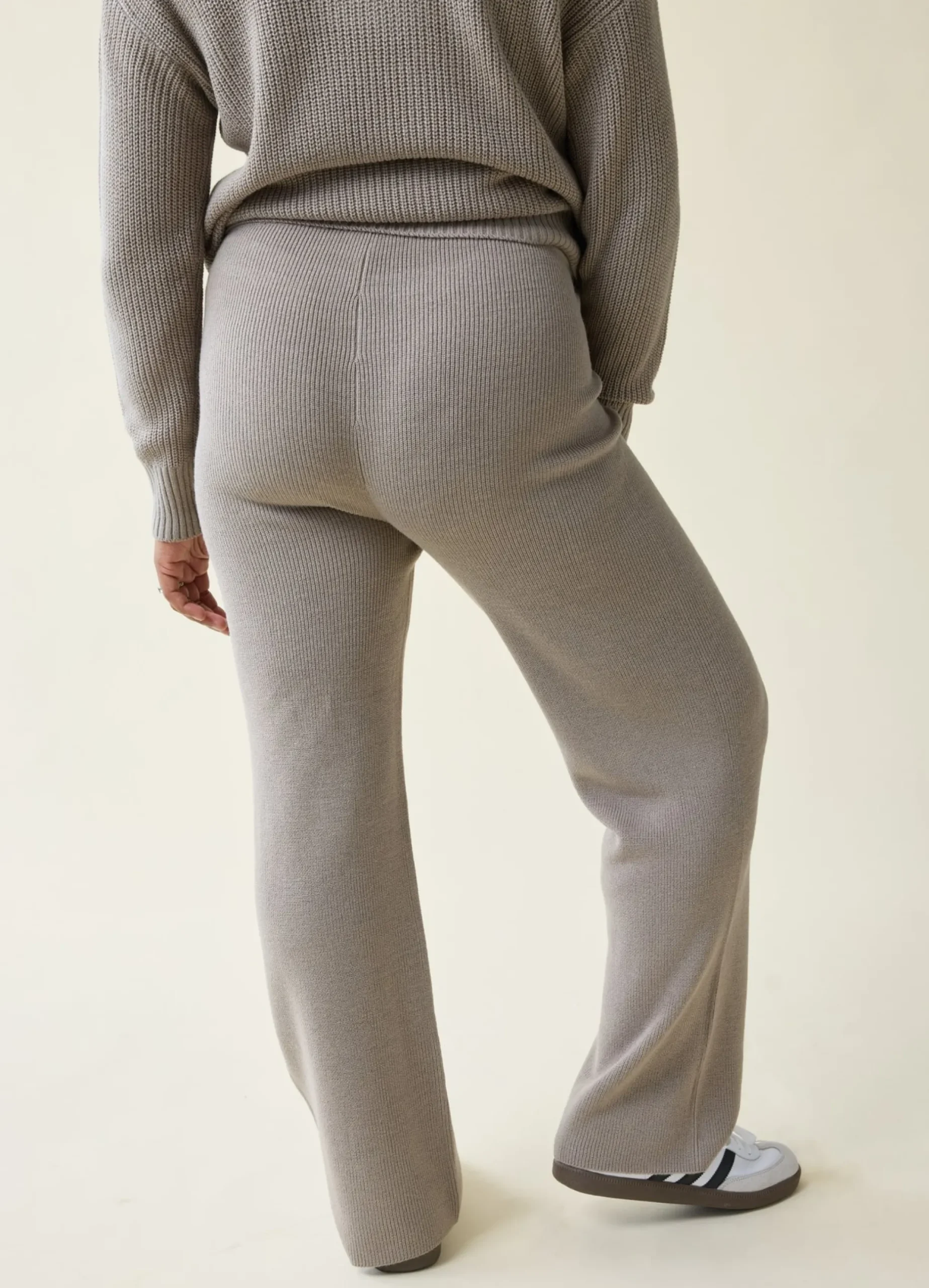 The Stay Cozy Maternity + Postpartum Sweater Pant Taupe