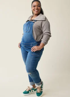 The Stay Cozy Quarter Zip Maternity Sweater