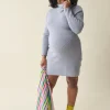 The Transition Turtleneck Maternity Sweater Dress