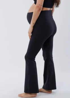 The Ultimate Flare Maternity + Postpartum Black Legging