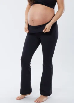 The Ultimate Flare Maternity + Postpartum Black Legging